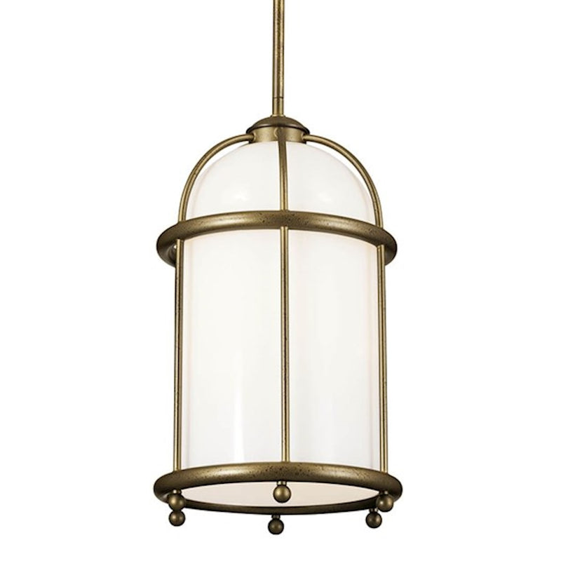 Kichler Topiary 18in 1-Light Pendant | Character Bronze Steel | Dining Room & Living Room | 18 in H | Model 52464CHZ