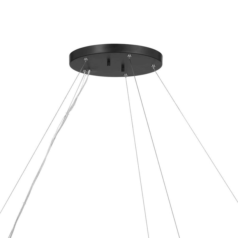 Kichler Rosalind 40in 10-Light Chandelier | Updated Traditional Polished Nickel | Dining Room & Living Room | 40 x 40 x 40 in | Model 52491PN