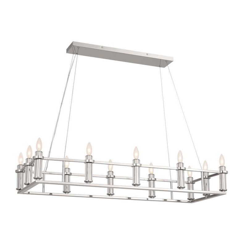 Kichler Rosalind 12 Light Linear Chandelier