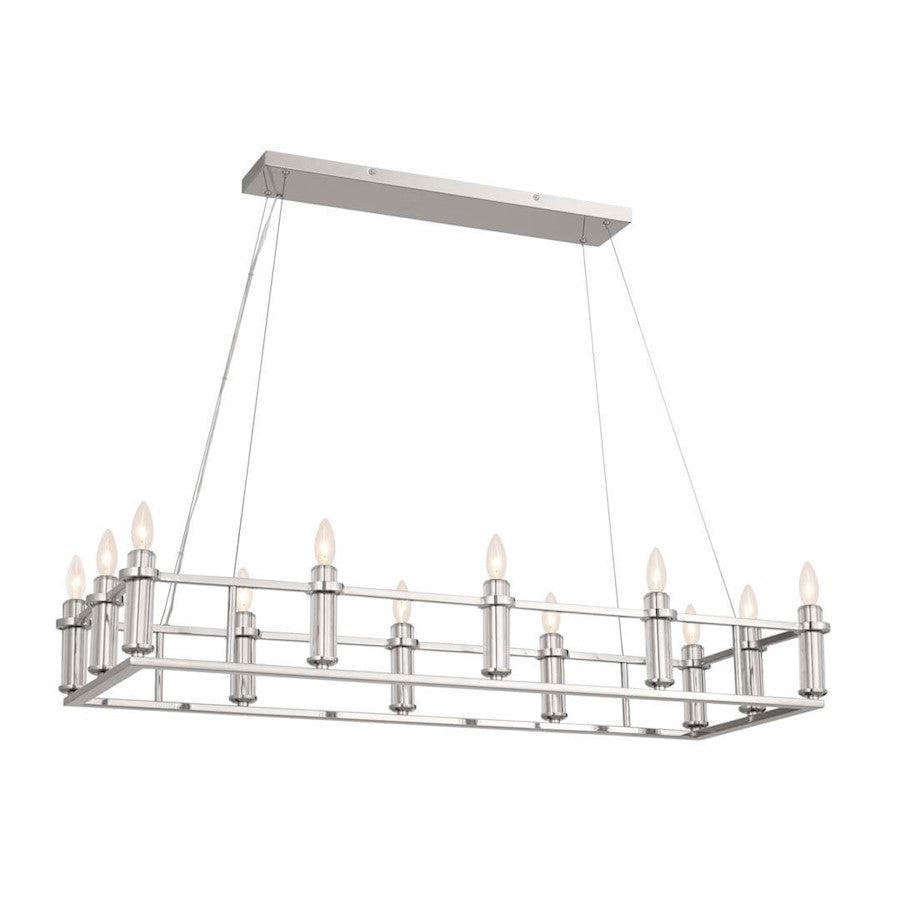 Kichler Rosalind 12 Light Linear Chandelier