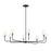 Kichler Pallas 8 Light Round 16.75" Chandelier 1 Tier Large, Black - 52521BK