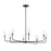 Kichler Pallas 8 Light Round 16.75" Chandelier 1 Tier Large, Black