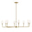 Kichler Pallas 8 Light Round 16.75" Chandelier 1 Tier Large, Brass