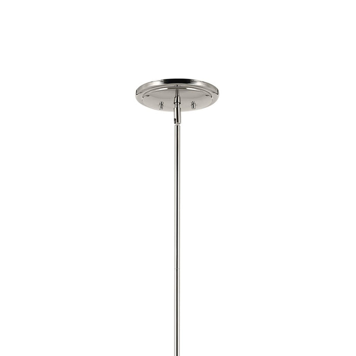 Kichler Pallas 8 Light Round 16.75" Chandelier 1 Tier Large, Nickel