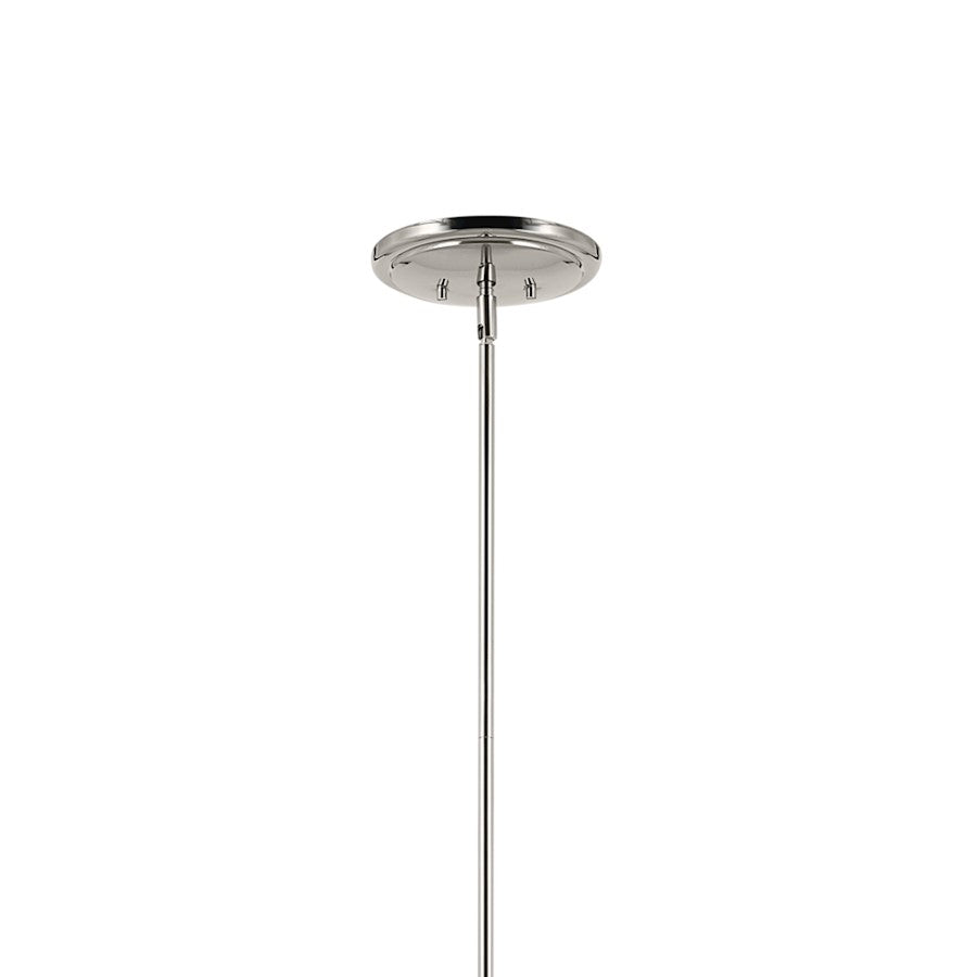 Kichler Pallas 8 Light Round 16.75" Chandelier 1 Tier Large, Nickel