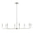 Kichler Pallas 8 Light Round 16.75" Chandelier 1 Tier Large, Nickel