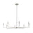 Kichler Pallas 8 Light Round 16.75" Chandelier 1 Tier Large, Nickel