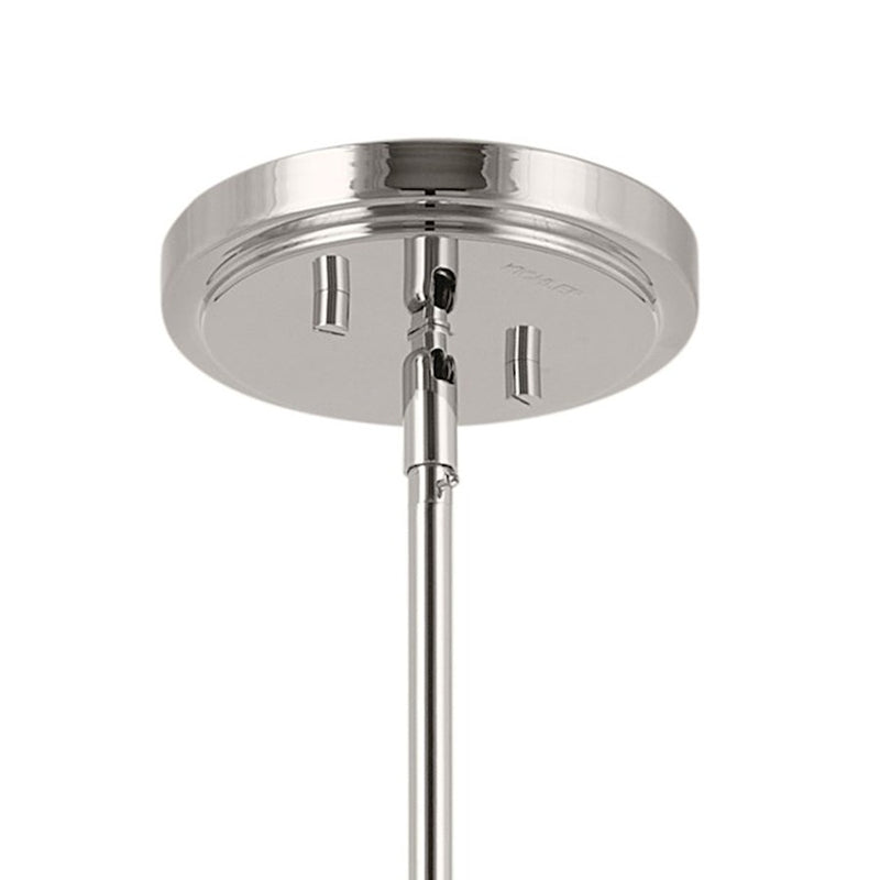 Kichler Odensa 46in 8-Light Oval Chandelier | Soft Modern Champagne Bronze Steel | Living Room & Dining Room | 46 x 21 x 23 in | Model 52553CPZ