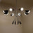 Kichler Arcus Chandelier, Satin Nickel/Black