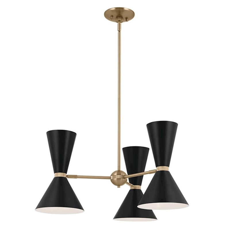 Kichler Phix Chandelier, Champagne Bronze