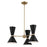 Kichler Phix Chandelier, Champagne Bronze