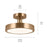 Kichler Riu 14" 1 Light LED Semi-Flush Mount