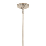 Kichler Eisley 16in 4-Light Foyer Pendant | Modern Polished Nickel Steel | Foyer & Entryway | 16 x 16 x 21.25 in | Model 52626PN