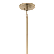 Kichler Eisley 22in 4-Light Foyer Pendant | Modern Champagne Bronze Steel | Entryway & Open Foyer | 22 x 22 x 30 in | Model 52627CPZ