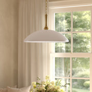 Kichler Delarosa 24in 1-Light Pendant | Traditional Greige Steel Dome Shade | Kitchen Island & Dining Room | 24 x 24 x 12.25 in | Model 52638GRG