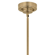 Kichler Sycara 20in 6-Light Chandelier | Champagne Bronze and Clear Crystal | Dining Room & Living Room | 2031 Lumens 3000K | Model 52667CPZ