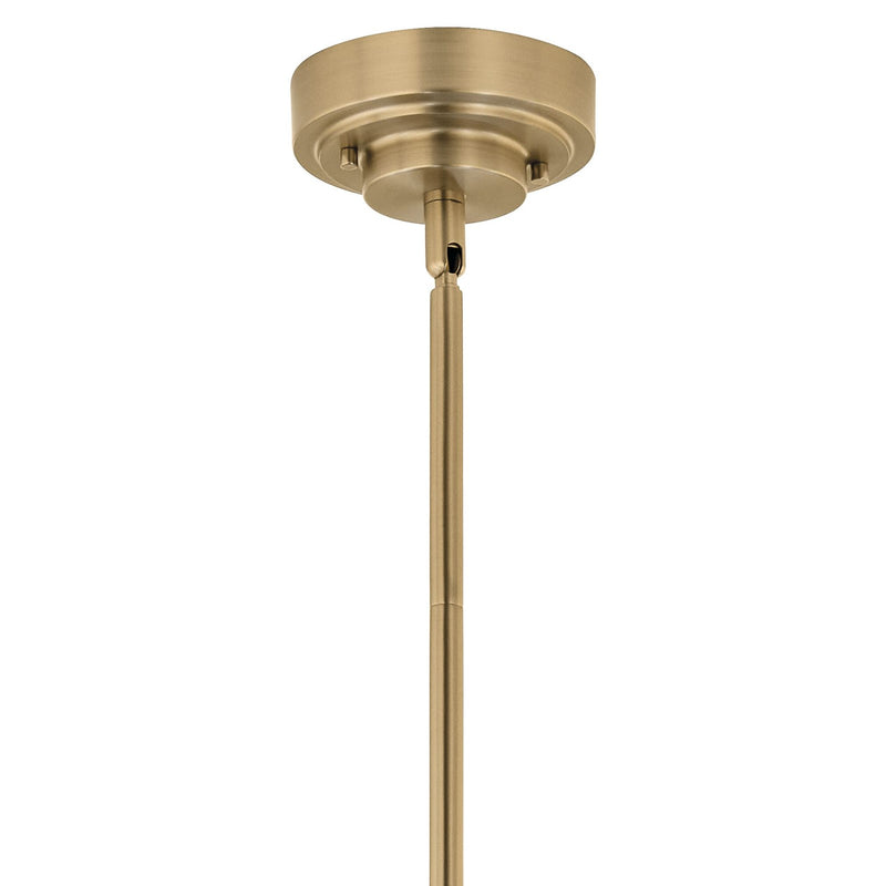 Kichler Sycara 20in 6-Light Chandelier | Champagne Bronze and Clear Crystal | Dining Room & Living Room | 2031 Lumens 3000K | Model 52667CPZ