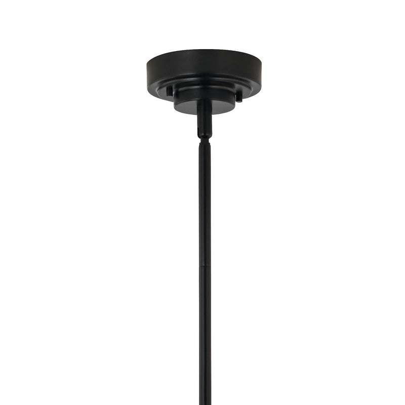 Kichler Sycara 20in 8-Light LED Chandelier | Modern Black and Clear Optical Crystal | Dining Room & Living Room | 20 x 20 x 20 in | Model 52668BK