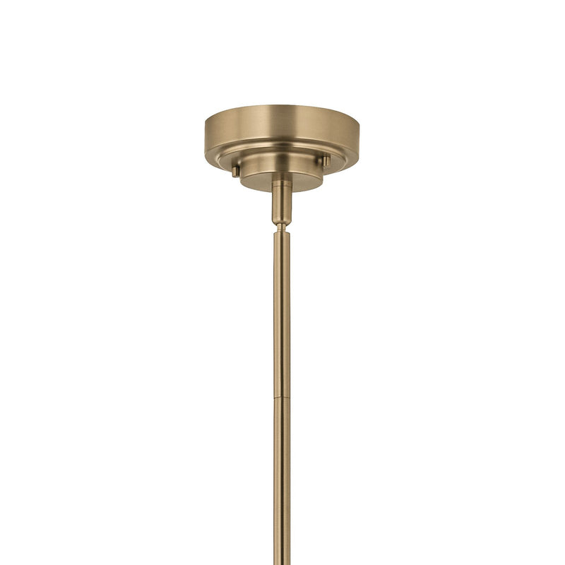 Kichler Sycara 8-Light Chandelier | Champagne Bronze Steel & Clear Crystal | Dry Rated Dining Room & Living Room | 20 in H | Model 52668CPZ