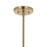Kichler Velestino 4Lt Round 19.25" Chandelier 1 Tier SM, Bronze Flute