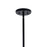 Kichler Velestino 6Lt Round 21.25" Chandelier 1 Tier MED, Black Fluted