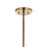 Kichler Velestino 6Lt Round 21" Chandelier 1 Tier MED, Bronze Flute