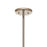 Kichler Velestino 6Lt Round 21.25" Chandelier 1 Tier MED, Nickel Flute