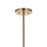 Kichler Velestino 8Lt Round 23.25" Chandelier 1 Tier LG, Bronze Flute