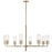 Kichler Velestino 8Lt Round 23.25" Chandelier 1 Tier LG, Bronze Flute