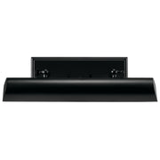 Kichler Carston 18in 2-Light Wall Sconce | Black Steel Cylinder with White Interior | Hallway & Bathroom Accent | Model 52685BK