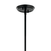Kichler Alvaro 19in 6-Light Chandelier | Modern Black Steel | Dining Room & Living Room | 19.25in H | Model 52690BK
