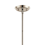 Kichler Alvaro 19in 6-Light Chandelier | Modern Polished Nickel Steel | Dining Room & Living Room | 19 in H | Model 52690PN