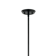 Kichler Alvaro 23in 8-Light Chandelier | Black Steel Tapered Arms | Dining Room & Living Room | 23 in H | Model 52691BK