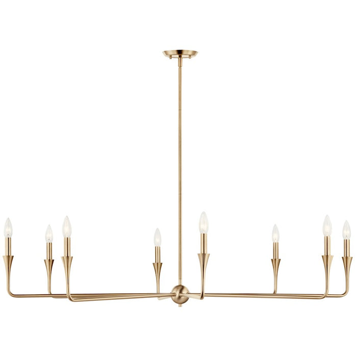 Kichler Alvaro 8 Light Large Chandelier, Champagne Bronze