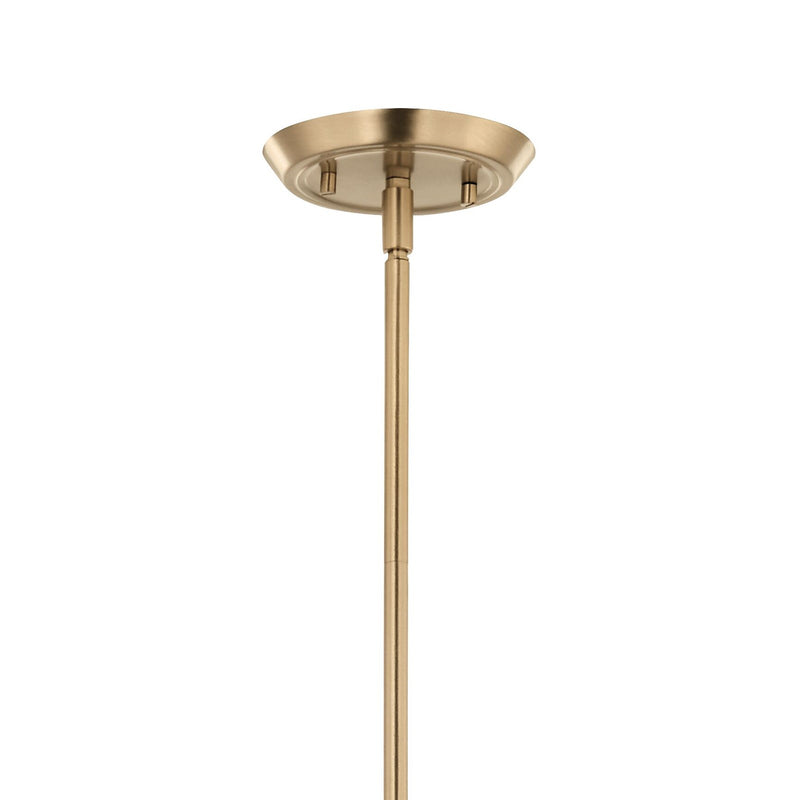 Kichler Alvaro 45in 8-Light Linear Chandelier | Modern Champagne Bronze Steel | Dining Room & Great Room | 45.5 x 11.5 x 24.25 in | Model 52693CPZ