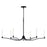 Kichler Malene 6 Light Medium Chandelier, Black