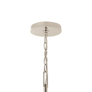 Kichler Malene 27in 14-Light 2-Tier Chandelier | Traditional Polished Nickel Steel | Dining Room & Foyer | 27.25in H | Model 52698PN