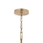 Kichler Malene 43in 8-Light Chandelier | Tiered Champagne Bronze Steel with Sweeping Arms | Foyer & Dining Room | 43.5 in H x 5.5 in | Model 52699CPZ