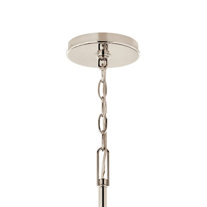 Kichler Malene 8 Light Chandelier Foyer, Polished Nickel