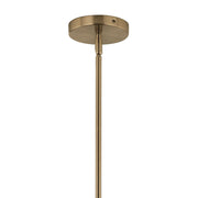 Kichler Silvarious 3-Light Chandelier | Champagne Bronze Steel and Clear Crackle Glass | Dining Room & Living Room | 9.5in H | Model 52700CPZ