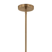 Kichler Silvarious 3-Light Chandelier | Champagne Bronze Steel and Clear Crackle Glass | Dining Room & Living Room | 9.5in H | Model 52700CPZ