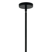 Kichler Silvarious 12-Light 22in Chandelier/Semi-Flush | Black Steel and Clear Crackle Glass | Dining Room & Living Room | 22.25in H | Model 52701BK