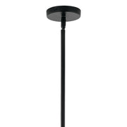 Kichler Silvarious 22in 12-Light Chandelier/Semi-Flush | Modern Black and Clear Glass | Dining Room & Living Room | 22 x 22 x 22 in | Model 52701BKCLR