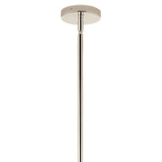 Kichler Silvarious 26in 16-Light Chandelier | Polished Nickel and Clear Crackle Glass | Dining Room & Living Room | 26 in H | Model 52702PN