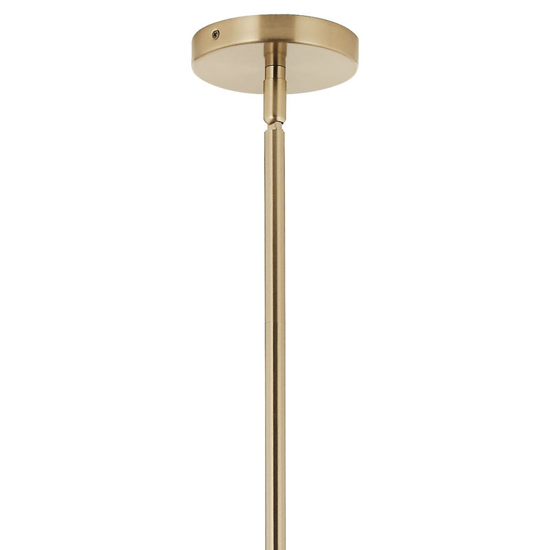 Kichler Silvarious 48in 12-Light Chandelier | Champagne Bronze Steel and Clear Glass | Dining Room & Living Room | 48 x 26 x 17 in | Model 52703CPZCLR