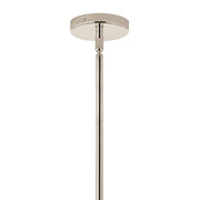 Kichler Silvarious 48in 12-Light Chandelier | Polished Nickel and Clear Glass | Dining Room & Living Room | 48 x 27 x 18 in | Model 52703PNCLR