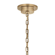 Kichler Carrick 24in 6-Light Chandelier | Traditional Champagne Bronze Steel | Dining Room & Foyer | 24 x 24 x 24 in | Model 52705CPZ
