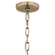 Kichler Etcher 22in 2-Light Cone Pendant | Champagne Bronze Steel and Clear Satin Etched Glass | Kitchen Island & Dining Room | Model 52711CPZ