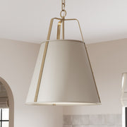Kichler Etcher 22.5in 2-Light Pendant | Traditional Greige Steel and Clear Satin Etched Glass | Kitchen Island & Dining Room | 22.5 x 17 in | Model 52711GRG