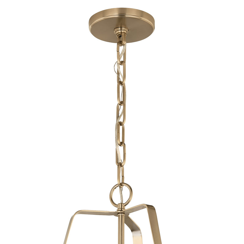 Kichler Etcher 22.5in 2-Light Pendant | Traditional Heritage Green Steel and Clear Satin Etched Glass | Kitchen Island & Dining Room | 22.5 x 17 in | Model 52711HGN